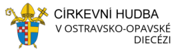 Logo Kurzy pro vedoucí a členy schol 2023/2024 - Chrámová hudba v Ostravsko-opavské diecézi